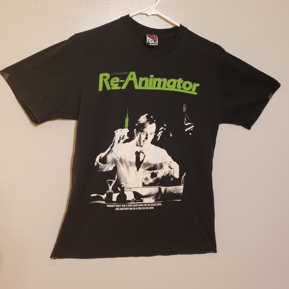 Re-Animator HP Lovecraft Horror Movie S Shirt - Picture 2 of 5